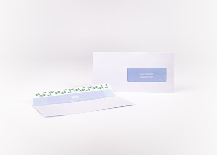 Enveloppes auto-adhésives 80g - avec fenêtre - non imprimés