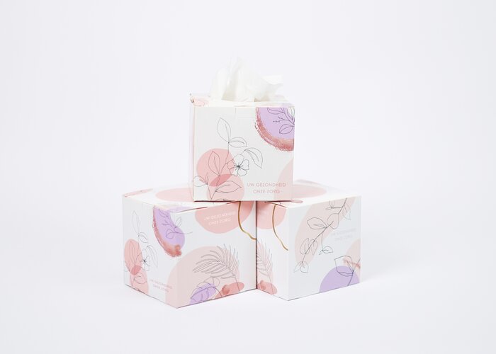 Tissuedoosjes (225 tissues per box) - standaard model