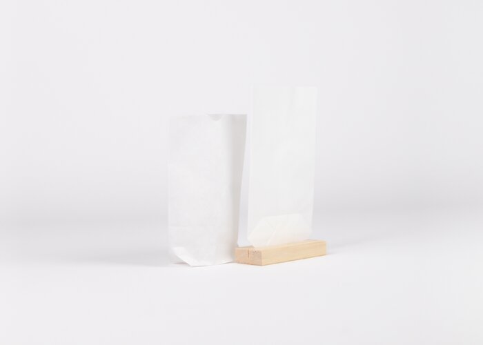 Sachets en papier à fond croisé sans impression Z2